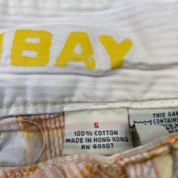Vintage orange and white shorts Bermuda - Picture 6 of 6